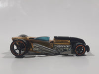 2013 Hot Wheels  HW Racing: Super Chromes Rat-ified Gold Chrome Die Cast Toy Car Vehicle