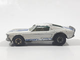 Vintage 1982 Hot Wheels Mustang Stocker Enamel White Die Cast Toy Car Vehicle