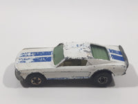 Vintage 1982 Hot Wheels Mustang Stocker Enamel White Die Cast Toy Car Vehicle