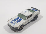 Vintage 1982 Hot Wheels Mustang Stocker Enamel White Die Cast Toy Car Vehicle