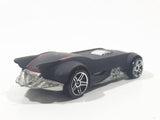 2011 Hot Wheels Track Stars The Batman Batmobile Animated Series Flat Black Die Cast Toy Character Car Vehicle