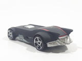 2011 Hot Wheels Track Stars The Batman Batmobile Animated Series Flat Black Die Cast Toy Character Car Vehicle