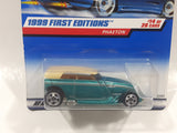 1999 Hot Wheels First Editions #14 of 26 Phaeton Metallic Teal Green Die Cast Toy Car Vehicle New in Package