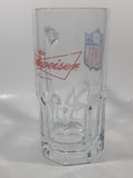 NFL Football Budweiser 8" Tall Heavy Glass Beer Mug