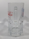 NFL Football Budweiser 8" Tall Heavy Glass Beer Mug