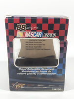 2003 Trevco Winner's Circle NASCAR Dale Jarrett #88 UPS Ford Car and Flag Shaped Christmas Ornament New in Box