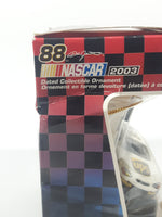 2003 Trevco Winner's Circle NASCAR Dale Jarrett #88 UPS Ford Car and Flag Shaped Christmas Ornament New in Box