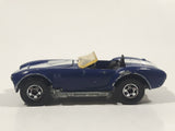 1983 Hot Wheels Hot Ones Classic Cobra Convertible Blue Die Cast Toy Car Vehicle w/ Opening Hood