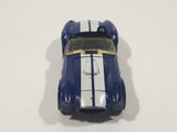 1983 Hot Wheels Hot Ones Classic Cobra Convertible Blue Die Cast Toy Car Vehicle w/ Opening Hood