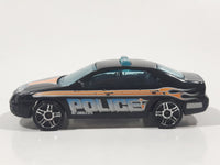 2009 Hot Wheels HW City Works Ford Fusion Police HW09 Black Die Cast Toy Car Cop Law Enforcement Vehicle