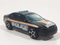 2009 Hot Wheels HW City Works Ford Fusion Police HW09 Black Die Cast Toy Car Cop Law Enforcement Vehicle