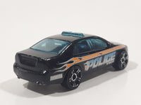 2009 Hot Wheels HW City Works Ford Fusion Police HW09 Black Die Cast Toy Car Cop Law Enforcement Vehicle