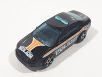 2009 Hot Wheels HW City Works Ford Fusion Police HW09 Black Die Cast Toy Car Cop Law Enforcement Vehicle