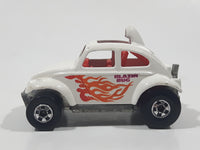 1987 Hot Wheels Baja Bug Volkswagen VW Beetle White Die Cast Toy Car Vehicle