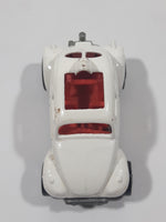 1987 Hot Wheels Baja Bug Volkswagen VW Beetle White Die Cast Toy Car Vehicle