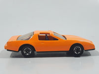 1992 Hot Wheels Pontiac Firebird T-Top Orange Plastic Body Die Cast Toy Car Vehicle