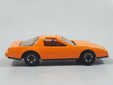 1992 Hot Wheels Pontiac Firebird T-Top Orange Plastic Body Die Cast Toy Car Vehicle