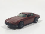 1983 Hot Wheels Jaguar XJS Maroon Burgundy Brown Die Cast Toy Car Vehicle