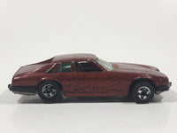 1983 Hot Wheels Jaguar XJS Maroon Burgundy Brown Die Cast Toy Car Vehicle