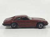 1983 Hot Wheels Jaguar XJS Maroon Burgundy Brown Die Cast Toy Car Vehicle