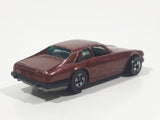 1983 Hot Wheels Jaguar XJS Maroon Burgundy Brown Die Cast Toy Car Vehicle