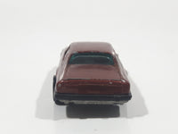 1983 Hot Wheels Jaguar XJS Maroon Burgundy Brown Die Cast Toy Car Vehicle