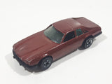 1983 Hot Wheels Jaguar XJS Maroon Burgundy Brown Die Cast Toy Car Vehicle