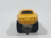 1987 Hot Wheels Monster Vette Corvette Stingray Yellow Die Cast Toy Car Vehicle