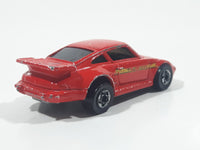 1991 Hot Wheels Porsche 930 Red Die Cast Toy Car Vehicle