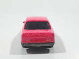 1993 Hot Wheels Mercedes 380 SEL Pink with Red Glitter Die Cast Toy Car Vehicle