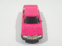 1993 Hot Wheels Mercedes 380 SEL Pink with Red Glitter Die Cast Toy Car Vehicle