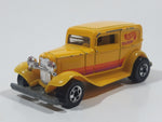 1989 Hot Wheels '32 Ford Delivery Truck Yellow Die Cast Toy Car Vehicle