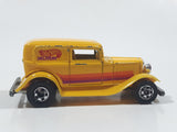 1989 Hot Wheels '32 Ford Delivery Truck Yellow Die Cast Toy Car Vehicle