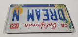 California DREAM N Vehicle License Plate Tag 1 3/4" x 3 3/8" Fridge Magnet