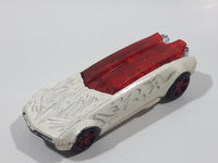 2005 Hot Wheels White Heat Whip Creamer II White Die Cast Toy Car Vehicle with Sliding Canopy