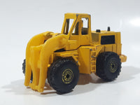 1982 Hot Wheels CAT 3 Wheel Loader Yellow Die Cast Toy Construction Vehicle