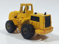 1982 Hot Wheels CAT 3 Wheel Loader Yellow Die Cast Toy Construction Vehicle