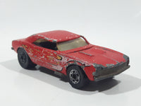 1983 Hot Wheels '67 Camaro Red Die Cast Toy Car Vehicle with Opening Hood