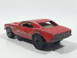 1983 Hot Wheels '67 Camaro Red Die Cast Toy Car Vehicle with Opening Hood