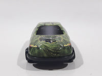 Triceratops Dinosaur Green Pattern Die Cast Toy Car Vehicle