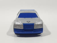 Motor Max Truck Silver and Blue Die Cast Toy Car Vehicle