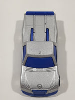 Motor Max Truck Silver and Blue Die Cast Toy Car Vehicle