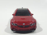 2016 Hot Wheels BMW M4 Red Die Cast Toy Car Vehicle