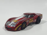 2016 Hot Wheels HW Mild to Wild '76 Greenwood Corvette Metalflake Dark Red Die Cast Toy Car Vehicle