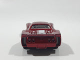 2016 Hot Wheels HW Mild to Wild '76 Greenwood Corvette Metalflake Dark Red Die Cast Toy Car Vehicle