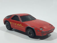 1982 Hot Wheels Porsche 928 P-928 Turbo Red Die Cast Toy Car Vehicle Made in Hong Kong