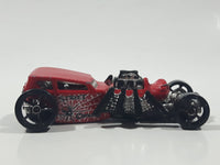 2012 Hot Wheels Street Creeper Red Die Cast Toy Car Vehicle