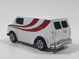 Vintage Unknown Brand 8637 Van White Die Cast Toy Car Vehicle