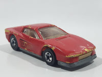 Rare 1988 Hot Wheels Auto Magic II Ferrari Testarossa Red Die Cast Toy Car Vehicle