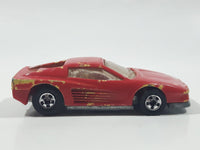 Rare 1988 Hot Wheels Auto Magic II Ferrari Testarossa Red Die Cast Toy Car Vehicle